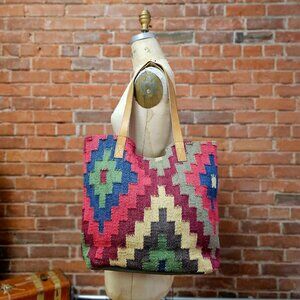 Kilim Blanket Shoulder Bag by Scully